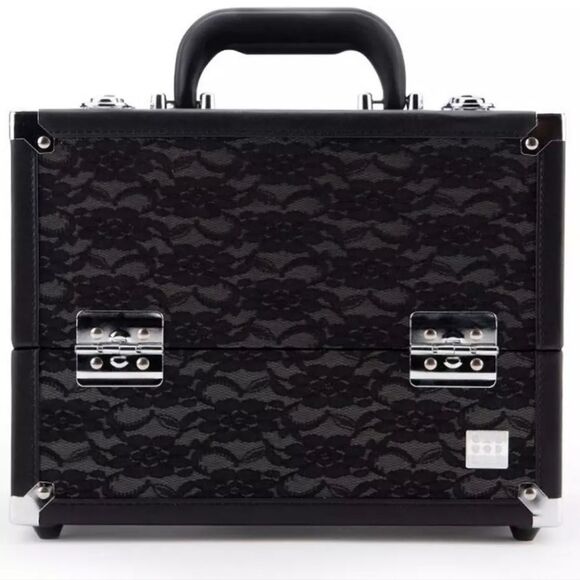 Caboodles Make Me Over Black Lace Traincase - Picture 4 of 14